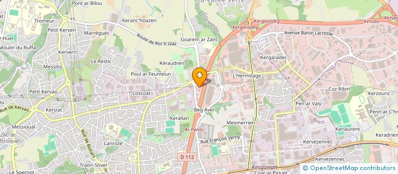 localisation de l'entreprise STERCOM à BREST