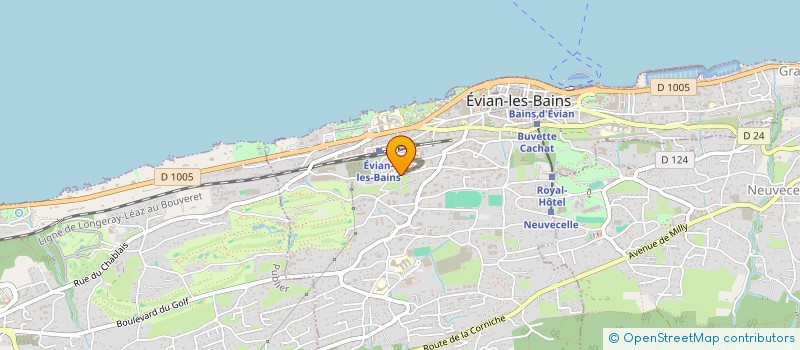 localisation de l'entreprise STEREANNE  EVIAN-LES-BAINS