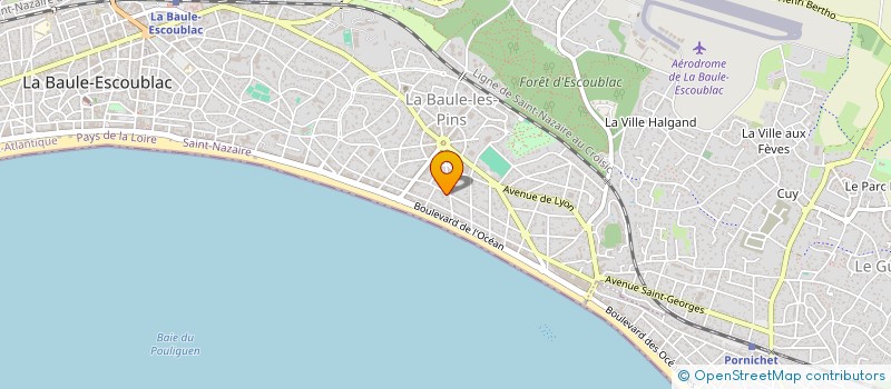 localisation de l'entreprise STEREDEN  LA BAULE-ESCOUBLAC