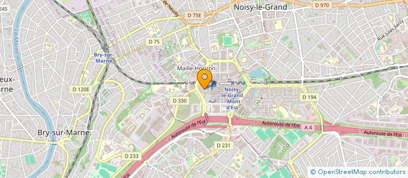 localisation de l'entreprise STEREDEN FORMATION à NOISY-LE-GRAND