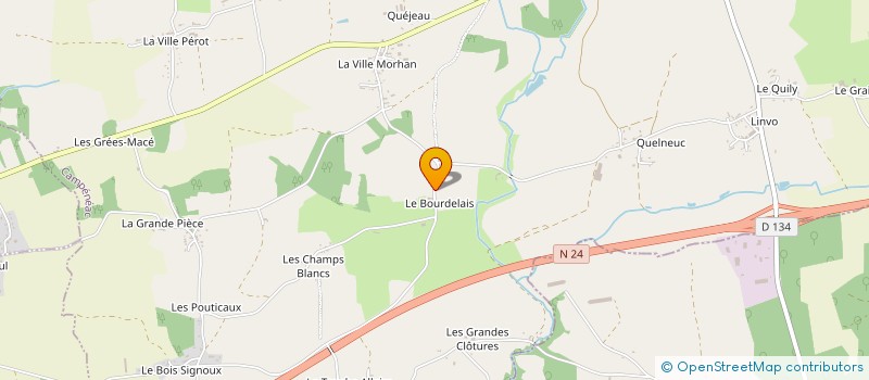 localisation de l'entreprise STEREDENN  GUER