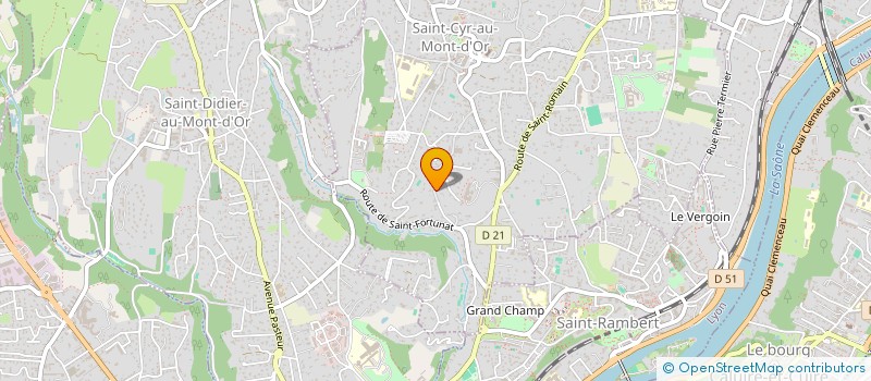 localisation de l'entreprise STEREDENN INVEST  SAINT-CYR-AU-MONT-D'OR