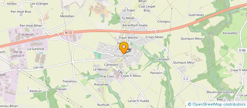 localisation de l'entreprise STEREDERN  PLOUEDERN