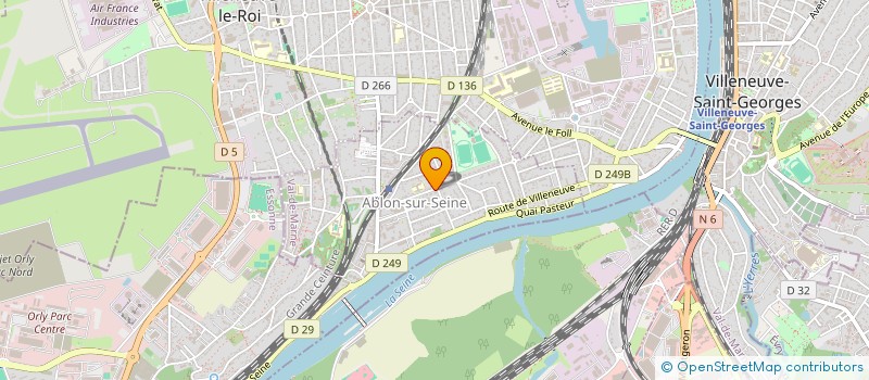 localisation de l'entreprise STERENN à ABLON-SUR-SEINE