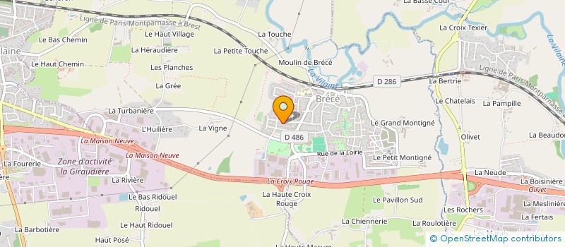 localisation de l'entreprise STERENN  BRECE