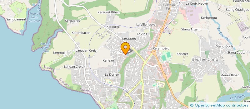 localisation de l'entreprise STERENN ACTUARIAT à CONCARNEAU