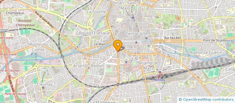 localisation de l'entreprise STERENN BREIZH INVEST  RENNES