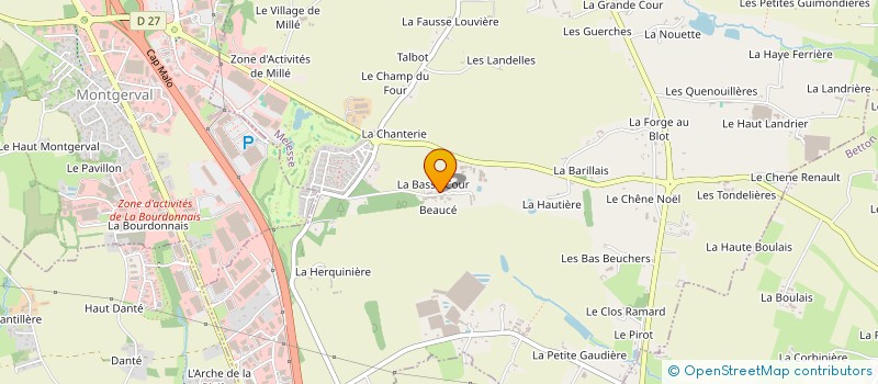 localisation de l'entreprise STERENN BTP-ENERGIE à LA MEZIERE