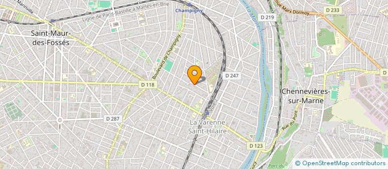 localisation de l'entreprise STERENN GROUP  SAINT-MAUR-DES-FOSSES