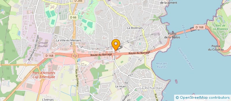 localisation de l'entreprise STERENN LITERIE  LA RICHARDAIS