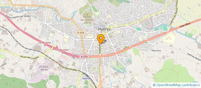 localisation de l'entreprise STEREOPHOENIX MUSIC PRODUCTION à HYERES