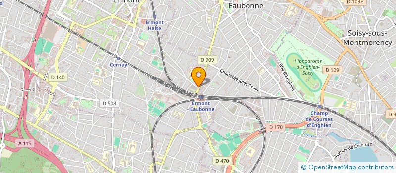 localisation de l'entreprise STEREOSMART à ERMONT