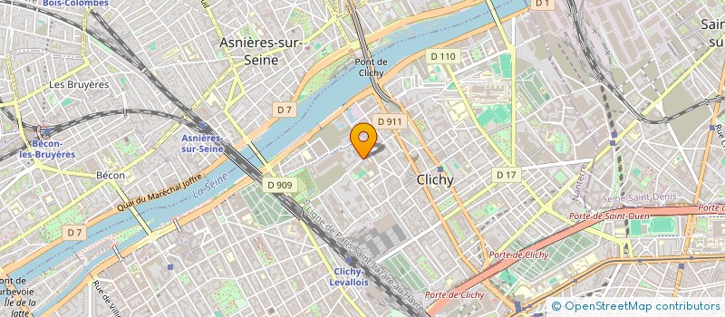 localisation de l'entreprise STEREOTIPS à CLICHY