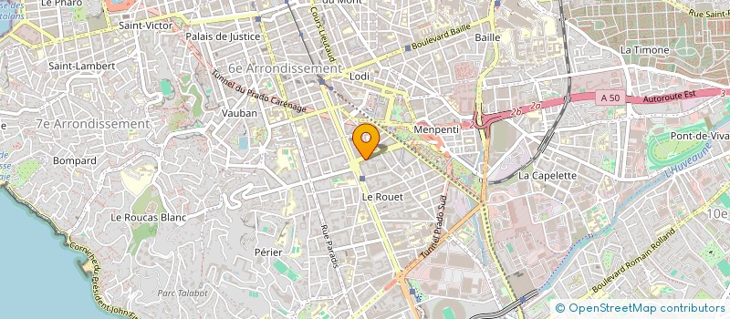 localisation de l'entreprise STERGA à MARSEILLE