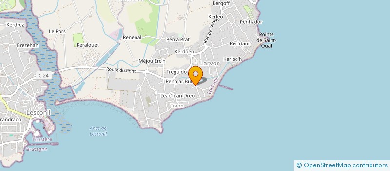 localisation de l'entreprise STERGANN  LOCTUDY