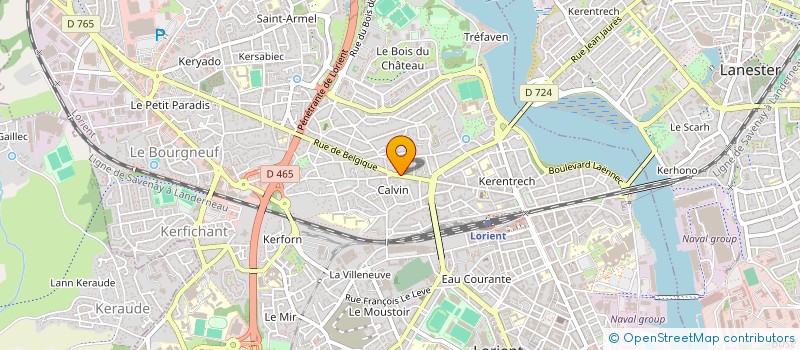 localisation de l'entreprise STERGANN INVEST  LORIENT