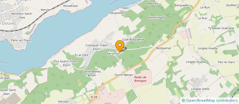 localisation de l'entreprise STERGONAN  LOPERHET