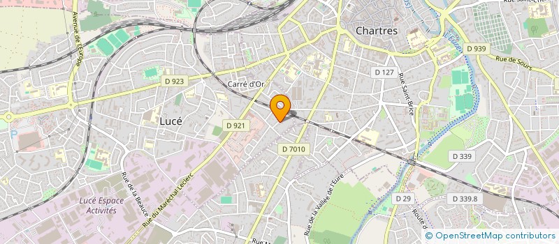 localisation de l'entreprise STERIBLAIR à LUCE