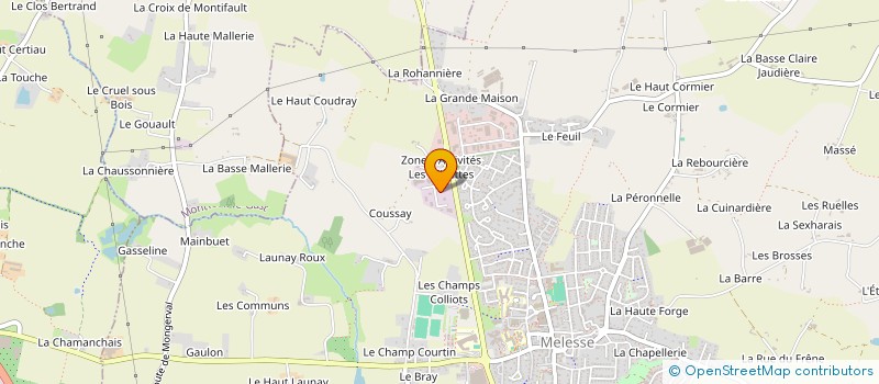 localisation de l'entreprise STERIC  MELESSE