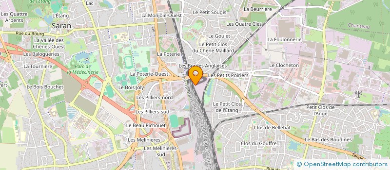 localisation de l'entreprise STERILAB SARL  SARAN
