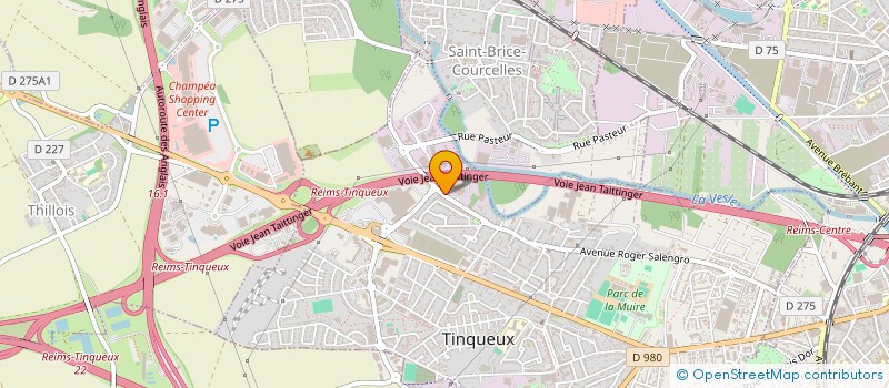 localisation de l'entreprise STERILMED FRANCE  TINQUEUX