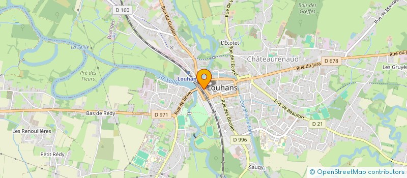 localisation de l'entreprise STERK à LOUHANS