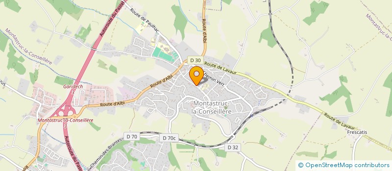 localisation de l'entreprise STERLING HABITAT  MONTASTRUC-LA-CONSEILLERE