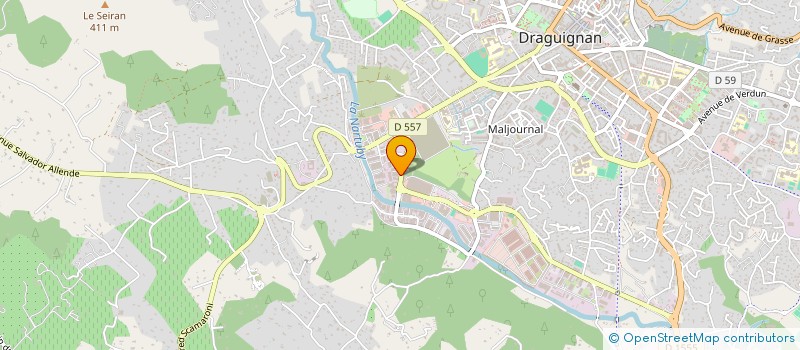 localisation de l'entreprise STERMA  DRAGUIGNAN