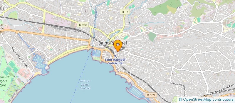 localisation de l'entreprise STERN-SUD LIVRAISON ET LOGISTIQUE à SAINT-RAPHAEL