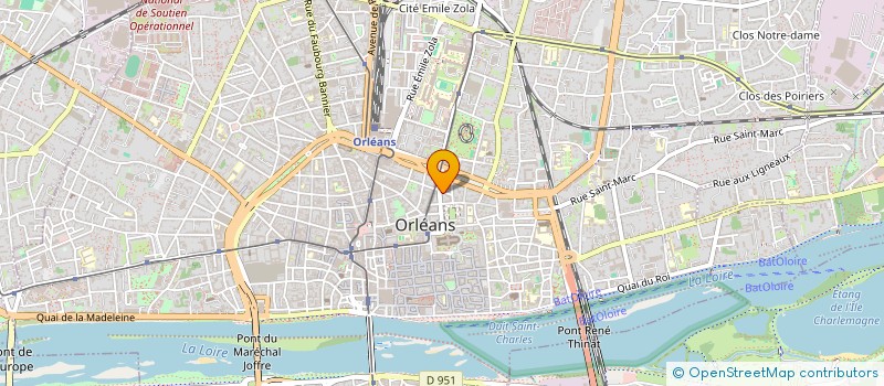 localisation de l'entreprise STERNE  ORLEANS