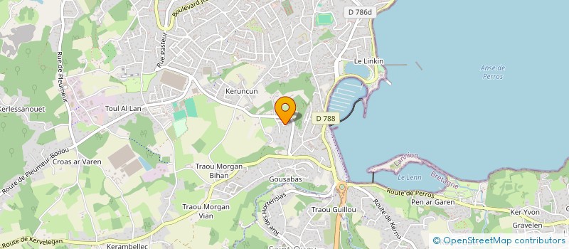 localisation de l'entreprise STERNES ARMOR  PERROS-GUIREC