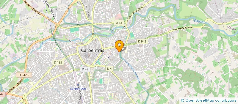 localisation de l'entreprise STERNS IMMOBILIER  CARPENTRAS