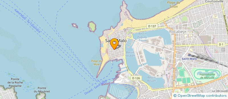localisation de l'entreprise STERO  SAINT-MALO