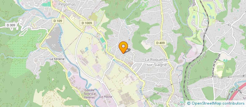 localisation de l'entreprise STEROX à LE CANNET