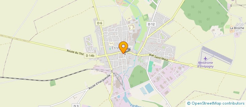 localisation de l'entreprise STERP'AUTOS PIECES  ETREPAGNY