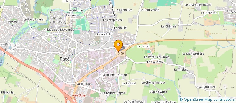 localisation de l'entreprise STERVAT à PACE
