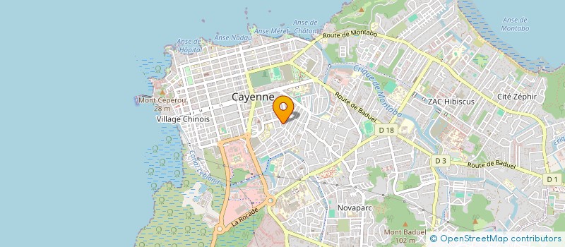 localisation de l'entreprise STESAMAR  CAYENNE