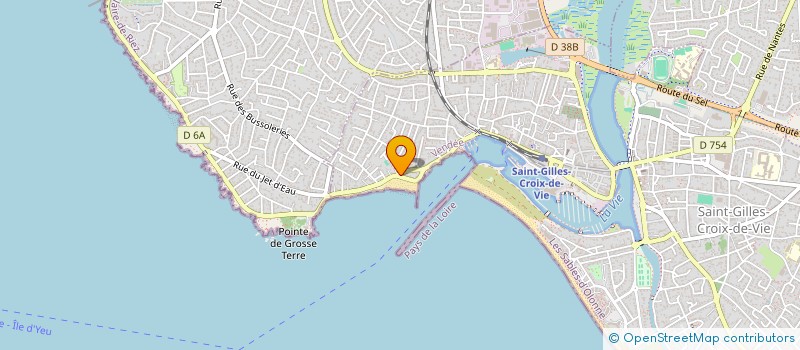 localisation de l'entreprise STESO à SAINT-GILLES-CROIX-DE-VIE