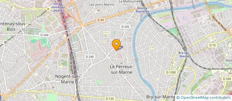localisation de l'entreprise STESSICA à LE PERREUX-SUR-MARNE