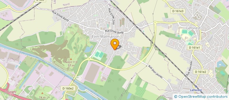 localisation de l'entreprise STESSIE & JULIE  EVIN-MALMAISON