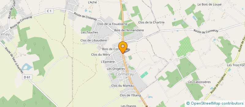 localisation de l'entreprise STESSY  CORMERAY