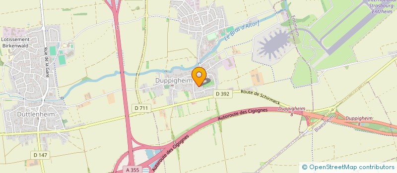 localisation de l'entreprise STESY  DUPPIGHEIM