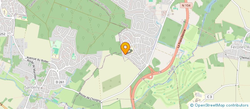 localisation de l'entreprise STESY  LESIGNY