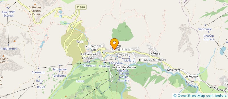 localisation de l'entreprise STETAN  SAINT-SORLIN-D ARVES