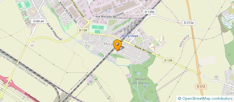 localisation de l'entreprise STETHYGIENE à MITRY-MORY