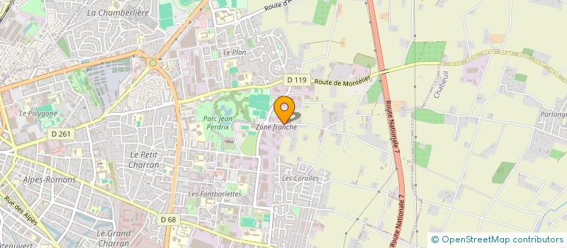 localisation de l'entreprise STETYSS à VALENCE