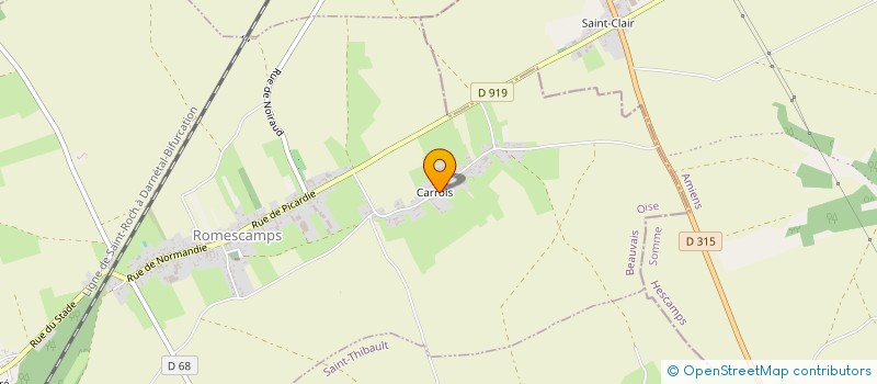 localisation de l'entreprise STEV ELEC  AUMALE