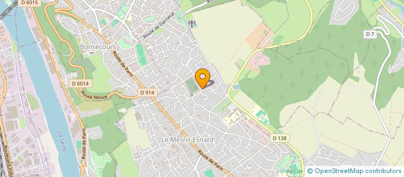 localisation de l'entreprise STEVA  LE MESNIL-ESNARD