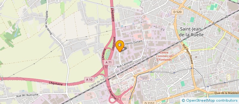 localisation de l'entreprise STEVA ORLEANS à INGRE