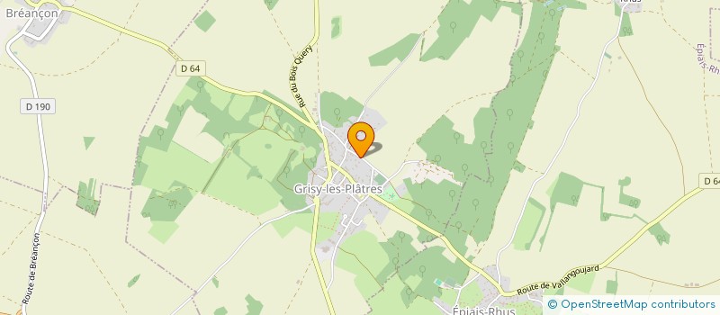 localisation de l'entreprise STEVAL  GRISY-LES-PLATRES